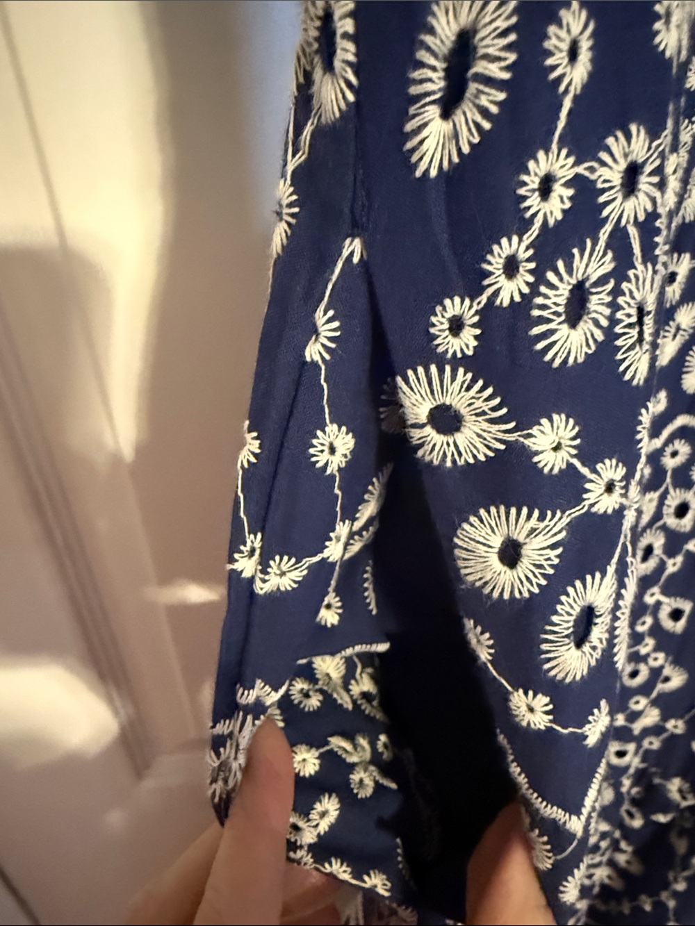 Navy Floral Maxi Dress by Sugar Lips/Dillard's - Picture 4 of 5